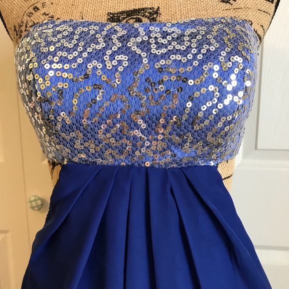 Royal Blue Prom Dress - Picture 3 of 3